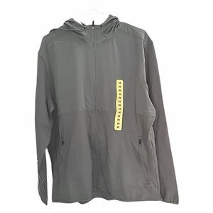 Member's Mark Active Full Zip Mixed Media Hoodie Mens Medium NWT Outdoor Casual